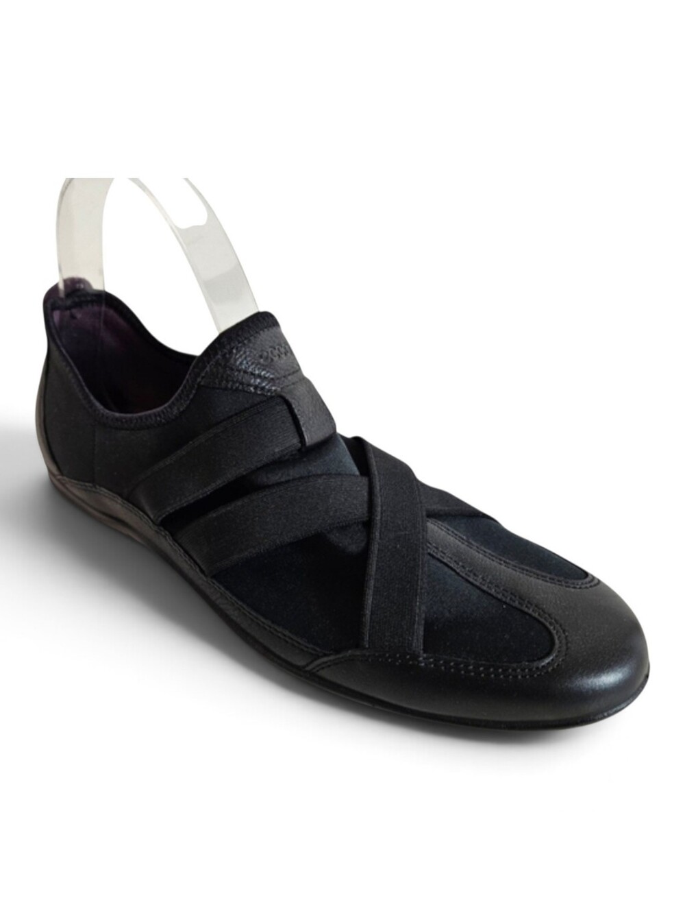 ECCO Bluma Band Slip-On Flats Women's Size 11 Comfort Walking Travel Shoes Black